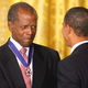 Image for article titled Obama Hugs it Out with Sidney Poitier